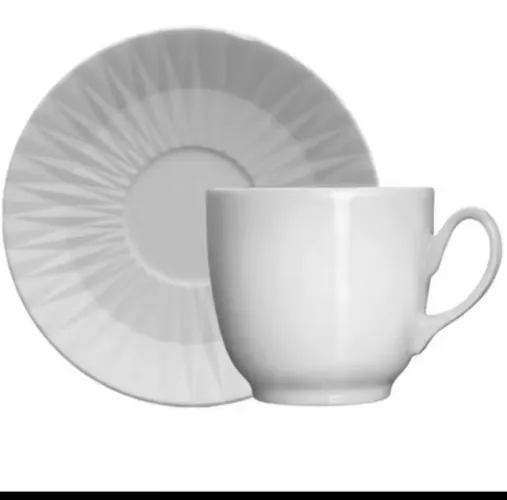 Xícara com pires café chá 75ml