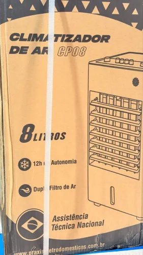 Praxis Climatizador de Ar Portátil 8 Litros CP08 127v Branco LACRADO