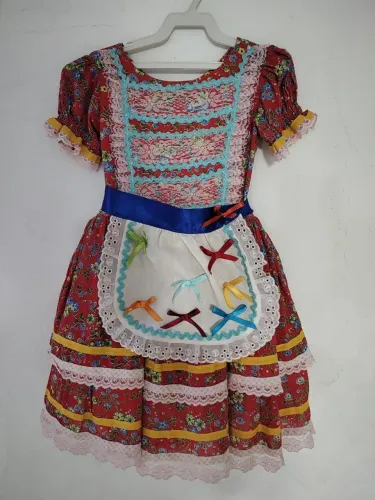 Vestido caipira infantil 