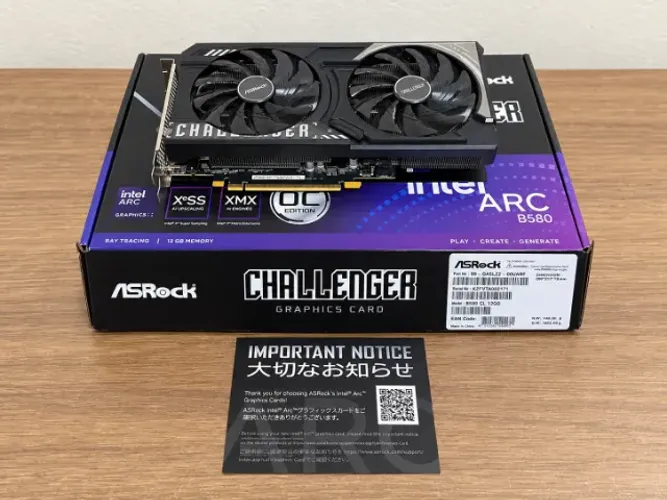 Intel Arc B580 12GB ASRock Challenger OC - Garantia e Nota Fiscal