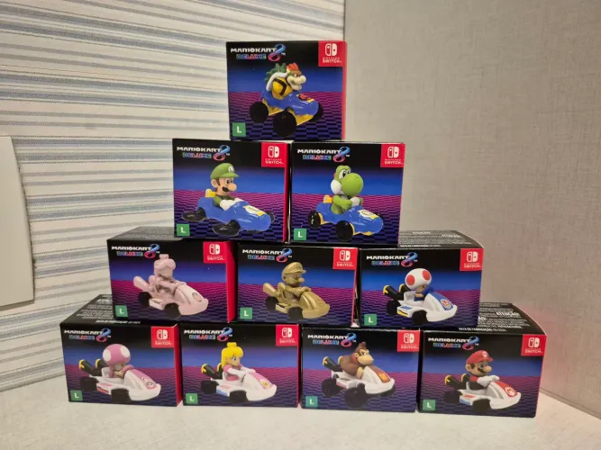 Mario Kart 8 Deluxe - Miniaturas Colecionáveis
