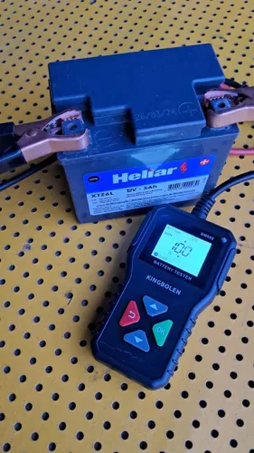 Bateria para moto 5 ah Heliar ( Usada Boa )com vida útil 100% !!