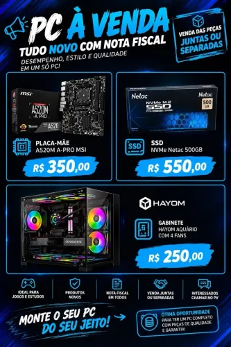PEÇAS DE PC