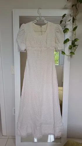 Vestido longo vintage. Tamanho P / Detalhes na descrição