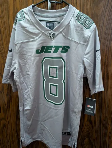 Camisa nfl original cinza Aaron Rodgers New York Jets comprada nos EUA tamanho P