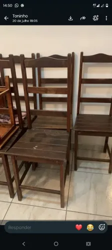 mesa sucupira com 5 cadeira tv LG 47 polegadas e pia com bojo de 70 de largura com torne