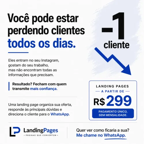 Página de vendas (landing page) 