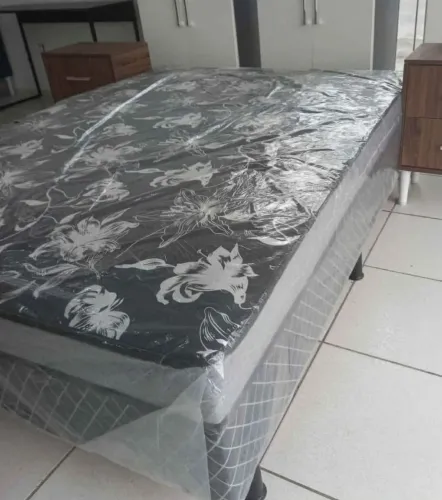 Cama box casal conjugado 