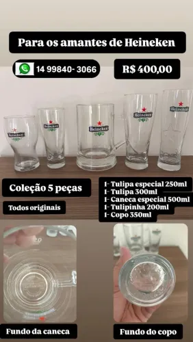 Copos e taças para colecionadores amantes de marcas de cerveja e chopp