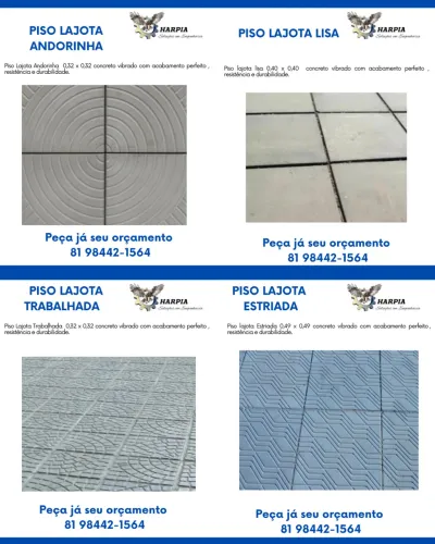 PISO LAJOTA CONCRETO ARMADO