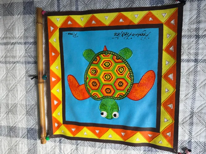 Pintura em tela , tinta em relevo , Rogério Prestes, arte popular brasileira 