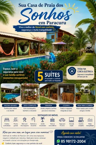 Belíssima casa com Piscina