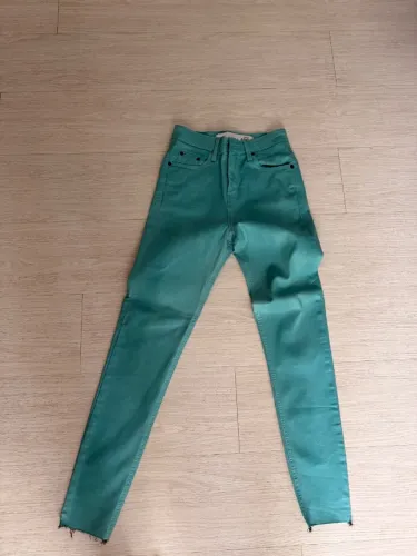 Calca jeans Animale azul semi-nova