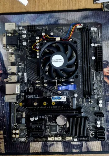 Kit Upgrade AMD Athlon 200GE + Gigabyte A320M-S2H + Cooler Box Original