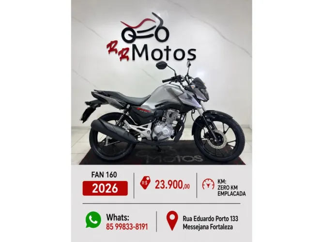 Honda Cg 160 fan 2026