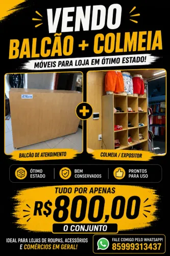 Balcão e comeia