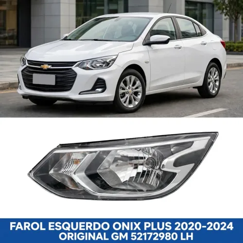 ÔNIX PLUS FAROL ESQUERDO 2020 a 2024