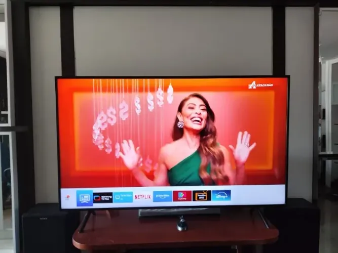tv Marca Samsung 58 polegadas Resolução 4K Ultra HD Smart TV Wi-Fi integrado
