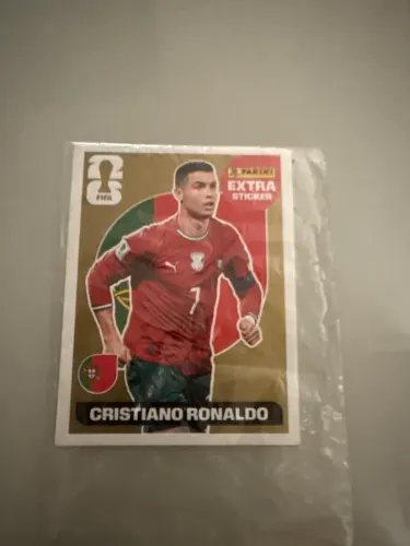 Figurinha Ouro Cristiano Ronaldo LEGEND 
