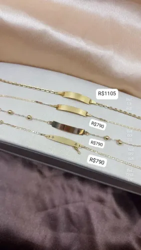 Pulseira de ouro 18k