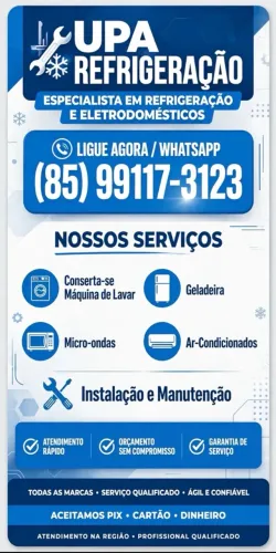 Upa refrigeração visita grátis