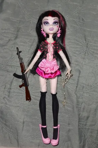 (RESERVADA) monster high draculaura killer weapon style