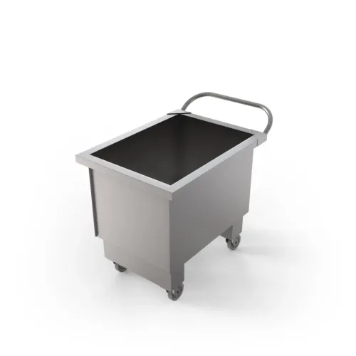 Carro Cuba em Inox - 165 Litros