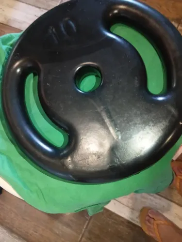Anilha emborrachada de 10kg