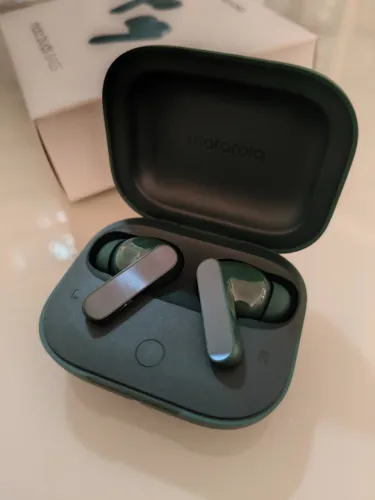 Fone Motorola Moto Buds Bass Verde - NOVO