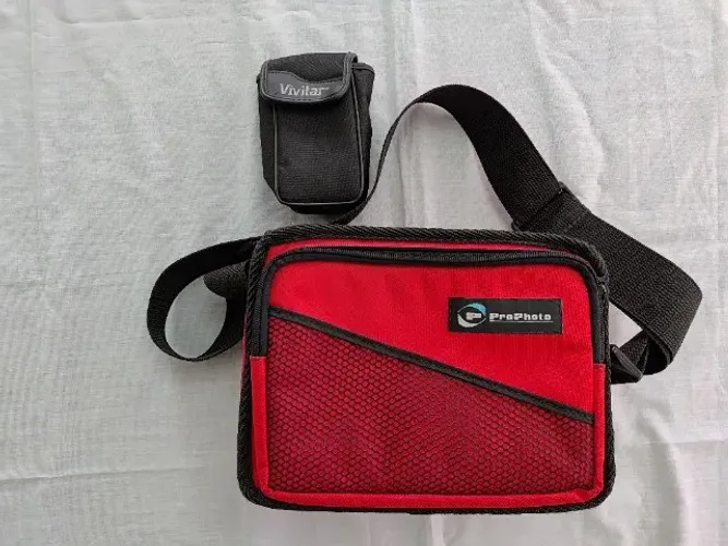 Bolsa de Lona Almofadada para Cameras Filmadoras Usada Cód. P-84