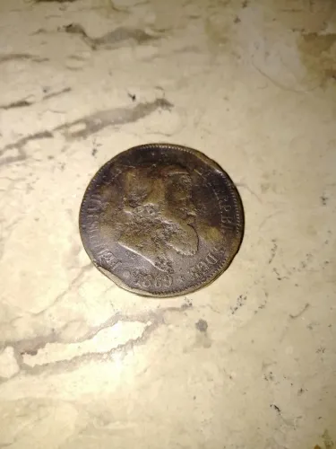Moeda antiga do império de 1969