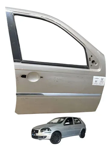 Porta Dianteira Direita Fiat Palio Elx 1.4 2008 A 2014 Dianteira Direita Cinza
