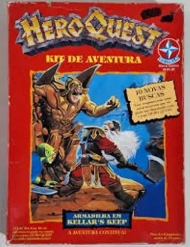Jogo Estrela Hero Quest Raríssimo Completo 