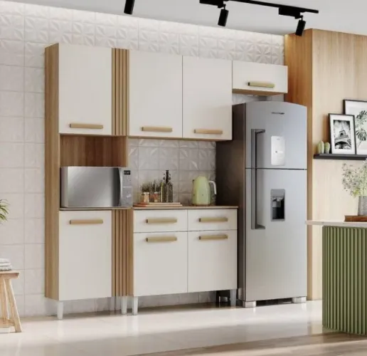 Armário de Cozinha Juma Compacta - VELLARI MOVEIS