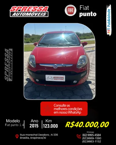 Fiat Punto Attractive 1.4 Fire Flex 8V 5P 2015
