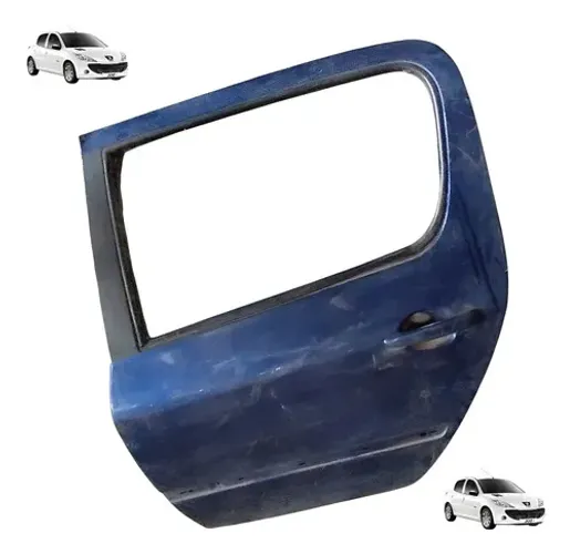 Porta Traseira Peugeot 307 2003 A 2011 Traseira Esquerdo