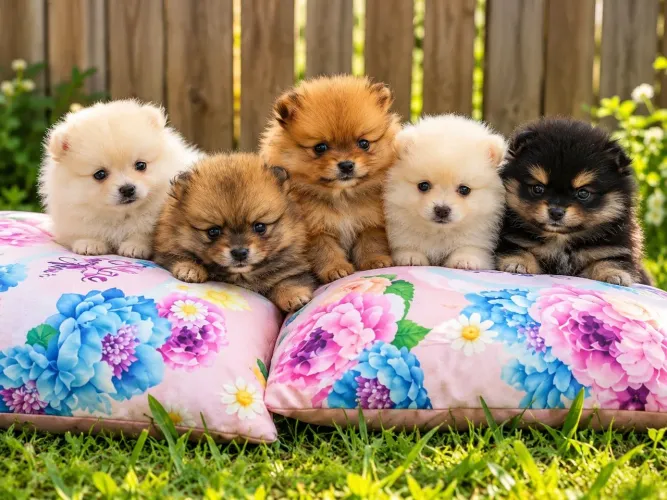 Lindos filhotes spitz alemão anão disponíveis interessados chamar via whatsapp *