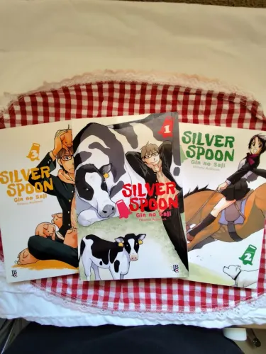 Mangá Silver Spoon - Hiromu Arakawa (volumes 1, 2 e 3)