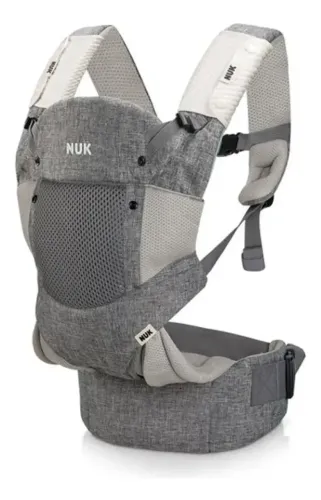 Canguru Ergonômico Comfort 3 Posições Até 15kgs Cinza - Nuk