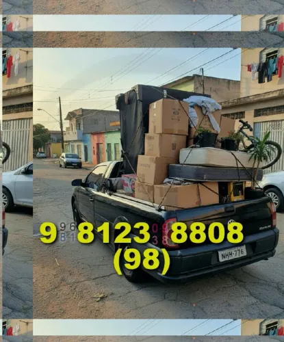 frete areinha, mudança rápida