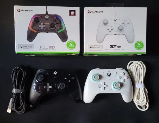 2 Controles Gamesir G7 se e Gamesir Kaleid wired