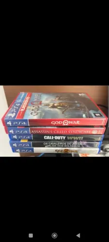 JOGOS DE PS4 - VALORES NA DESCRIÇÃO.