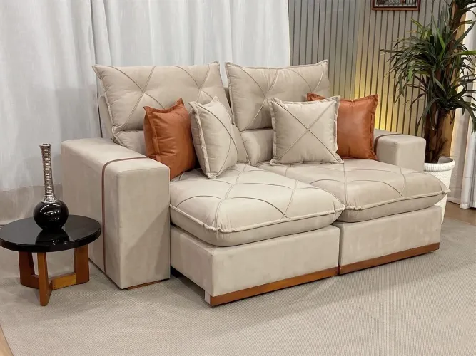 Sofa Retratil Reclinável Versa 2,00 mts