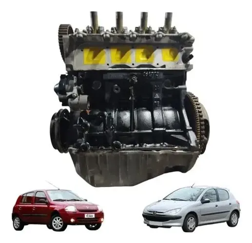 Motor usado 1.0 16  Clio e Peugeot Só Gasolina 