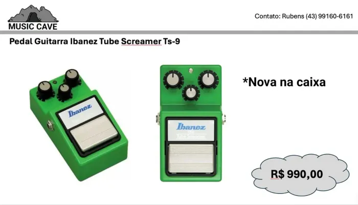 Pedal Guitarra Ibanez Tube Screamer Ts-9