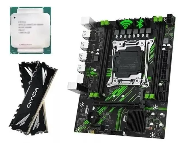 Kit Placa Mãe X99 + Xeon 2640 V3 + 16gb Ddr4 + Turbo Boost