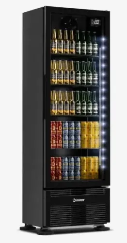 Refrigerador/Cervejeira 393 Lts Porta de Vidro