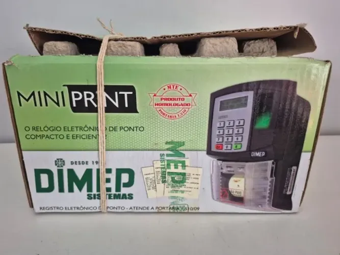 Relógio de ponto Dimep Miniprint - NOVO, NUNCA USADO