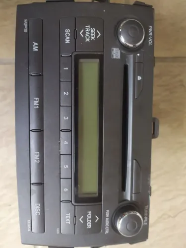 Rádio mp3 original do Corolla 