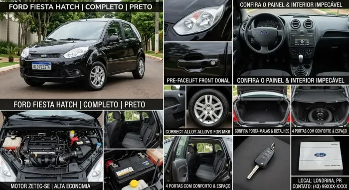 Ford Fiesta 1.0 8V Flex/class 1.0 8V Flex 5P 2012